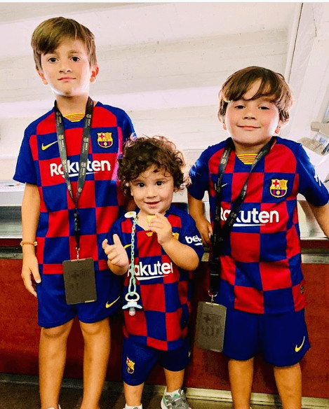 Antonella Roccuzzo Adorable Children